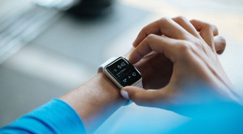 Person Wearing Smartwatch