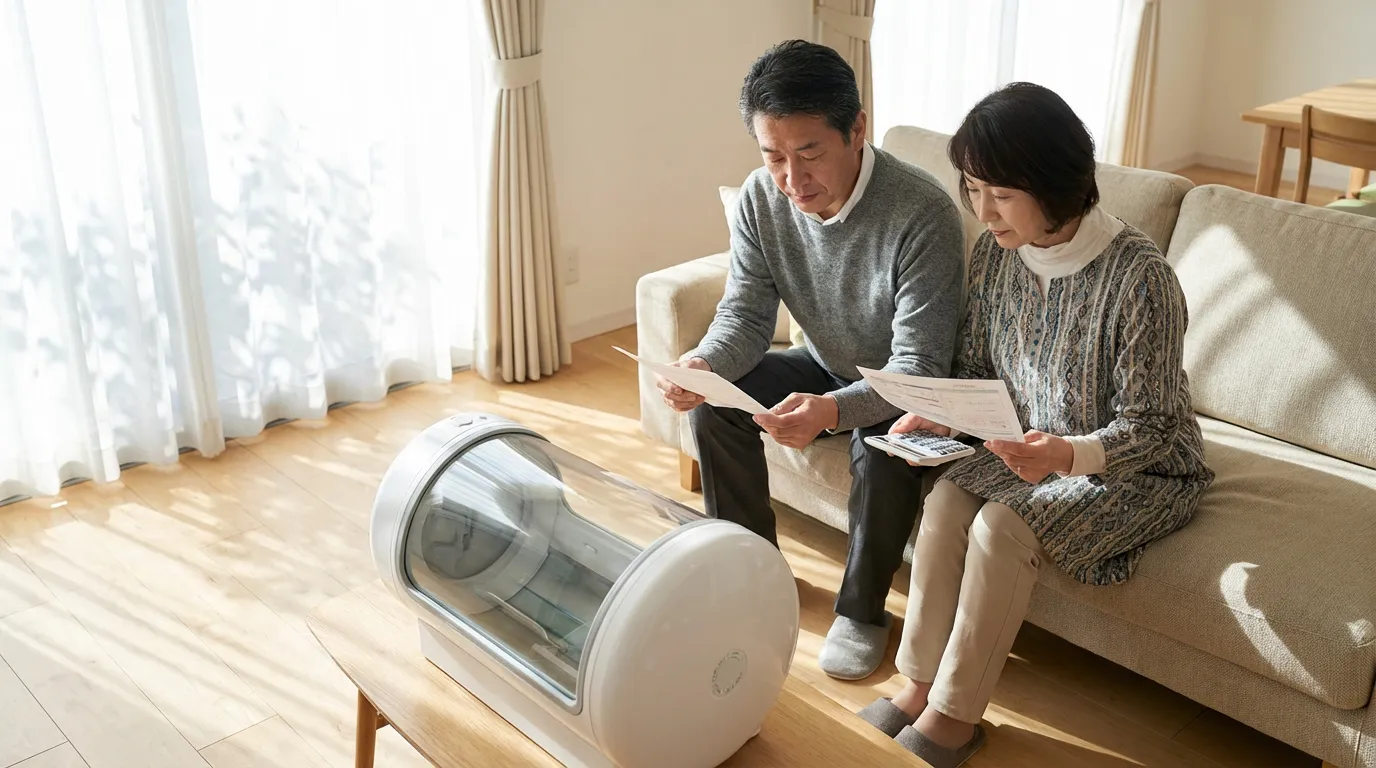 酸素カプセル家庭用維持費の全体像と年間コスト目安