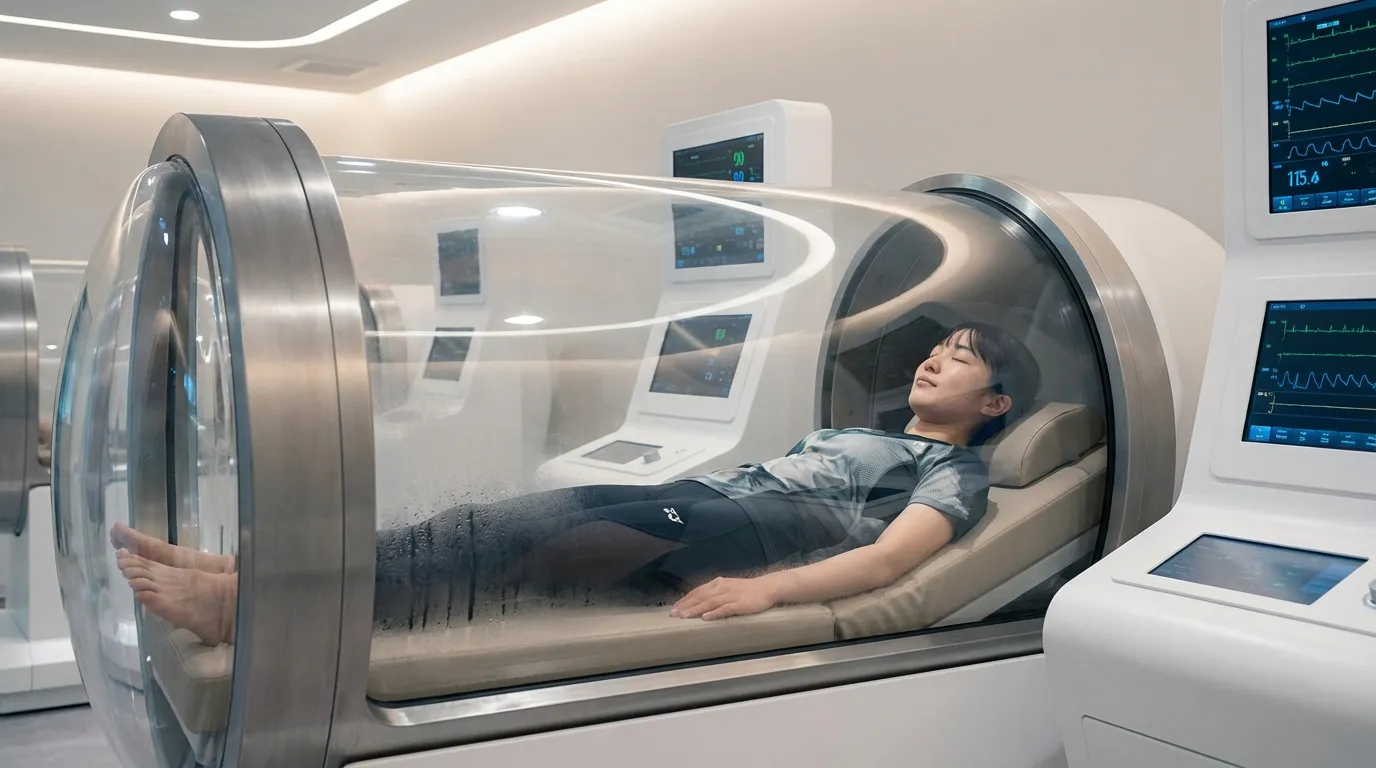 酸素カプセルの仕組みと期待できるリカバリー効果