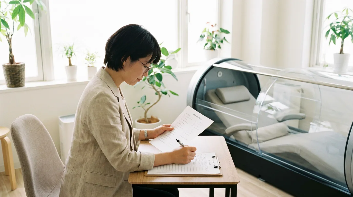 酸素カプセル 頻度 を計画するための推奨スケジュールとチェックリスト